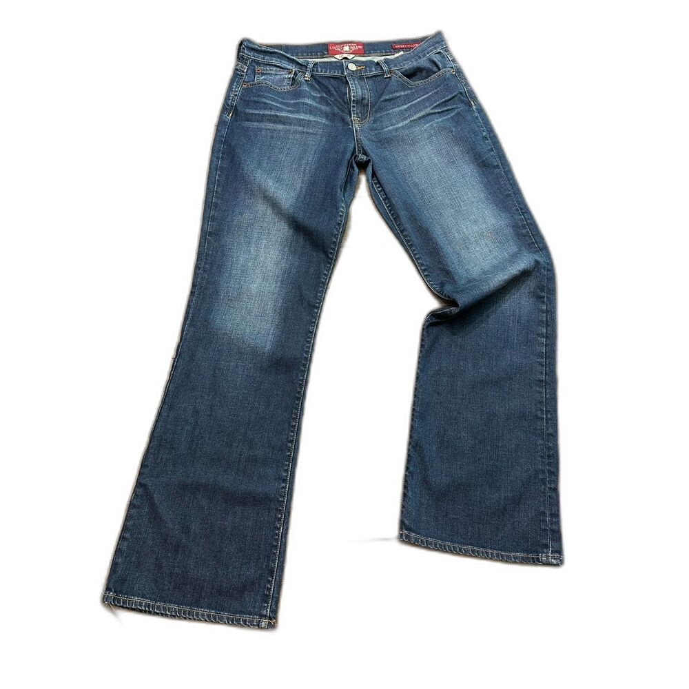 Lucky Brand Womens Size 10 30 Regular Bootcut Stretch Blue Jeans Medium Wash